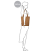 Kép Női táska SUITSUIT BS-71083 Aranybarna - 10 L