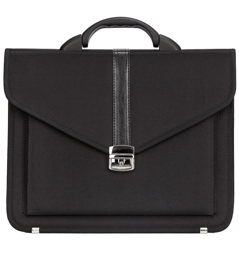Kép Aktatáska REAbags 7173-T - fekete/nikkel - 15 L