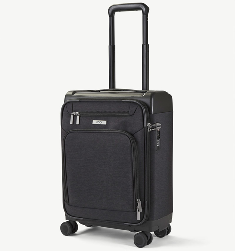 Kép Kabinos poggyász ROCK TR-0206/3-S PP - fekete - 36 L
