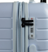 Kép Utazótáska szett ROCK TR-0214/3 ABS - világoskék - 93 L / 60 L + 10% EXPANDER / 42 L + 13% EXPANDER