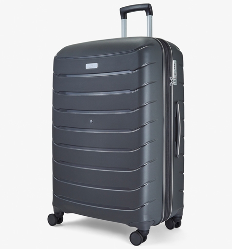 Kép Utazási bőrönd ROCK TR-0241/3-L PP - faszén - 86 L + 15% EXPANDER