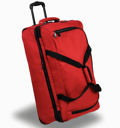 Kép Utazótáska kerekeken ROCK TT-0031 - piros - 88 L + 20% EXPANDER