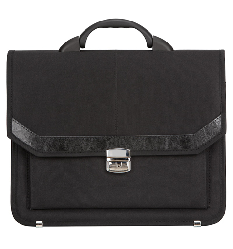 Kép Aktatáska REAbags 7253-T - fekete/nikkel - 15 L