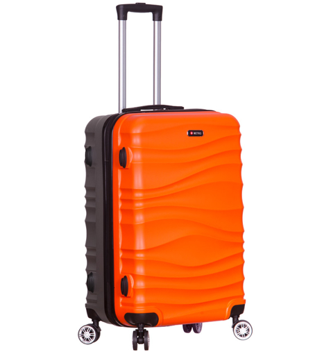 Kép METRO LLTC1/3-S ABS kézipoggyász - narancssárga/szürke - 37 L