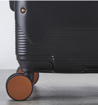 Kép Utazótáska szett ROCK TR-0238/3 ABS/PC - fekete - 102 L / 60 L + 20% EXPANDER / 34 L