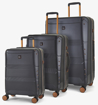 Kép Utazótáska szett ROCK TR-0238/3 ABS/PC - szén - 102 L / 60 L + 20% EXPANDER / 34 L
