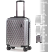 Kép Kabinos poggyász ROCK TR-0192/3-S ABS/PC - ezüst - 34 L
