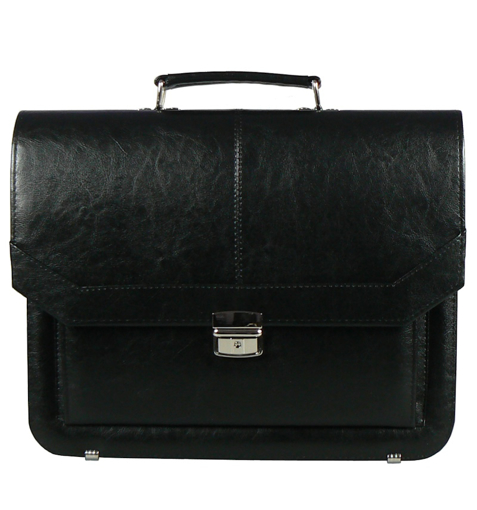 Kép Aktatáska REAbags 7253 - fekete/nikkel - 15 L