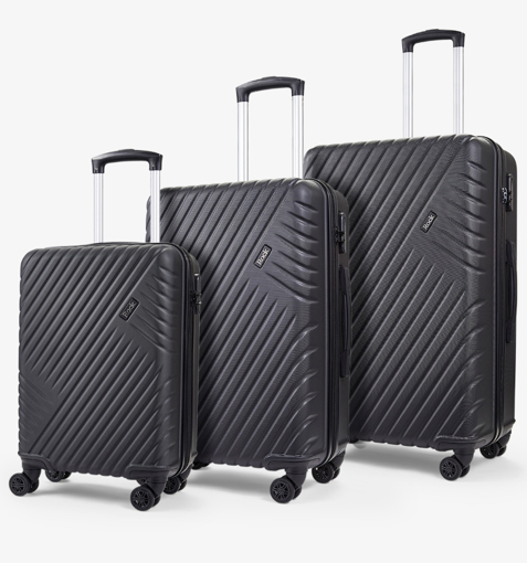 Kép ROCK Santiago ABS utazótáska készlet - Fekete - 76 L / 51 L / 31 L