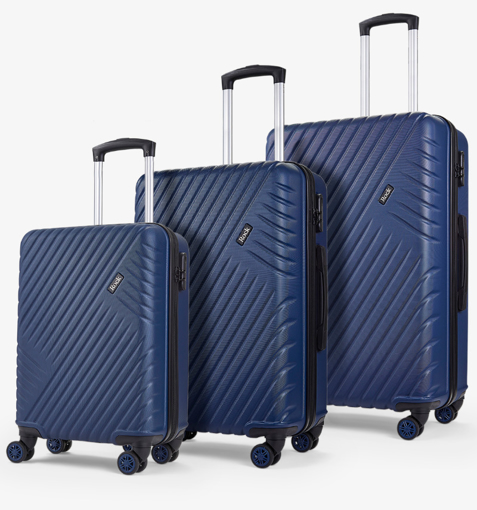 Kép ROCK Santiago ABS utazótáska szett - Sötétkék - 76 L / 51 L / 31 L