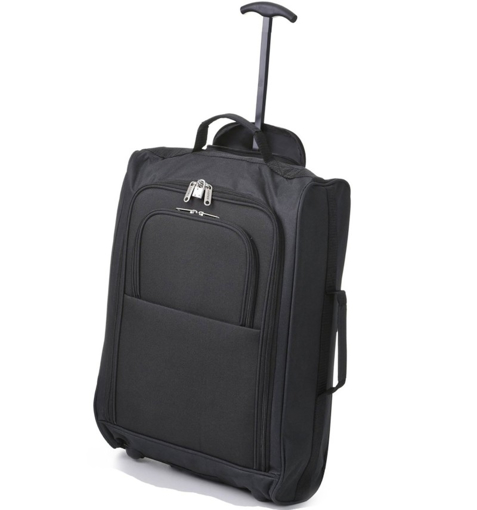 Kép CITIES T-830/1-55 kézipoggyász - fekete - 36 L