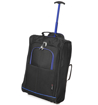 Kép CITIES T-830/1-55 kézipoggyász - fekete/kék - 36 L