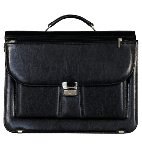Kép Aktatáska REAbags 7618 - fekete/nikkel - 19 L