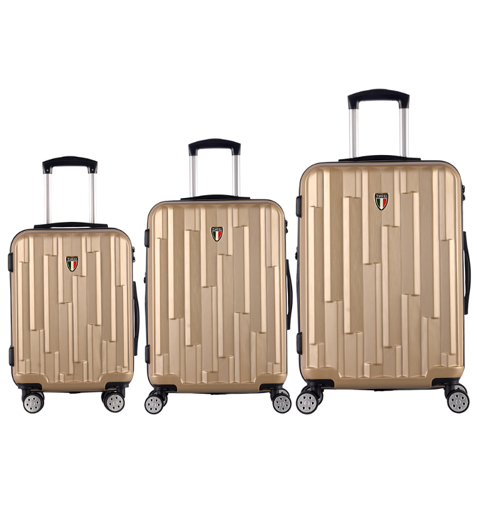 Kép TUCCI Riflettore T-0272/3 ABS utazótáska készlet - khaki - 91 L / 58 L + 35% EXPANDER / 31 L