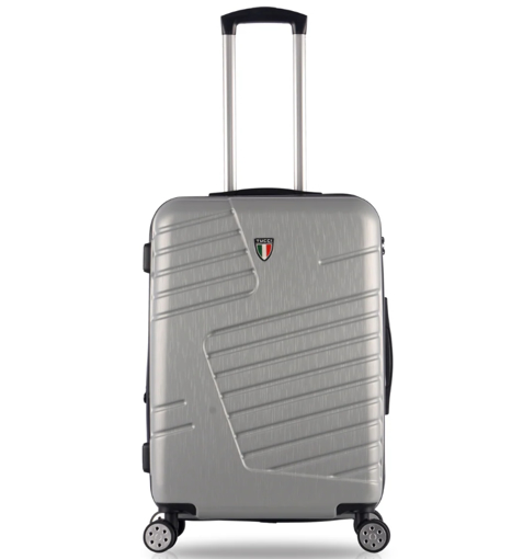 Kép TUCCI Boschetti T-0278/3-S ABS kézipoggyász - ezüst - 36 L