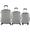 Kép TUCCI Boschetti T-0278/3 ABS utazótáska szett - ezüst - 96 L / 62 L + 35% EXPANDER / 36 L