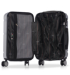 Kép TUCCI Massa T-0279/3 ABS utazótáska szett - ezüst - 124 L / 81 L + 35% EXPANDER / 33 L