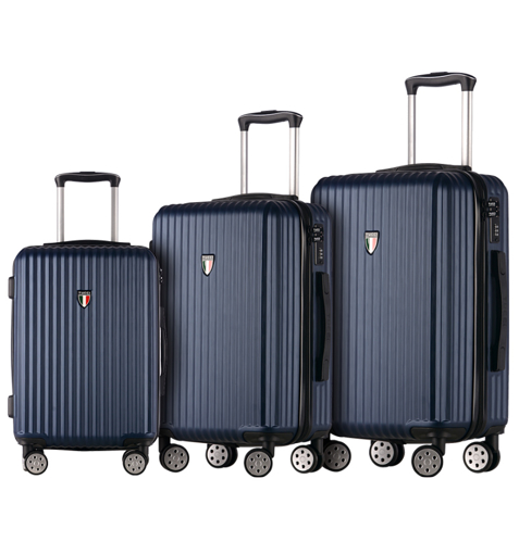 Kép Utazótáska készlet TUCCI Banda T-0274/3 ABS - kék - 96 L / 60 L + 35% EXPANDER / 33 L