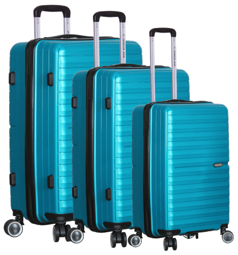 Kép OUTDOOR GEAR Nebula TR-406/3 PP utazótáska készlet - zöld - 87 L / 53 L / 32 L