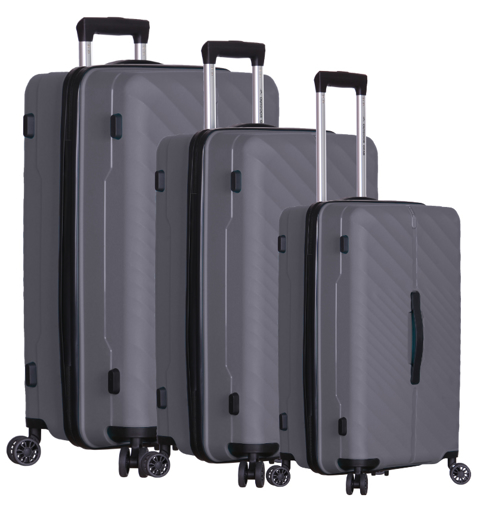 Kép OUTDOOR GEAR Stellar TR-407/3 PP utazótáska készlet - szürke - 106 L / 62 L / 34 L