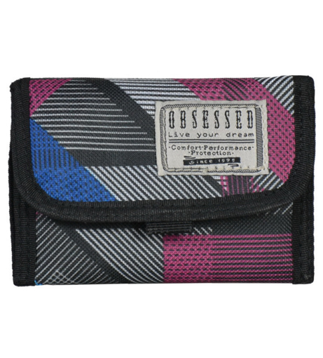 Kép Textil pénztárca OBSESSED 6706 Dynamic - kék/rózsaszín