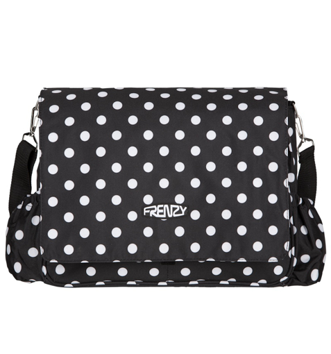 Kép Válltáska FRENZY BB-205 - fekete/fehér - 15 L
