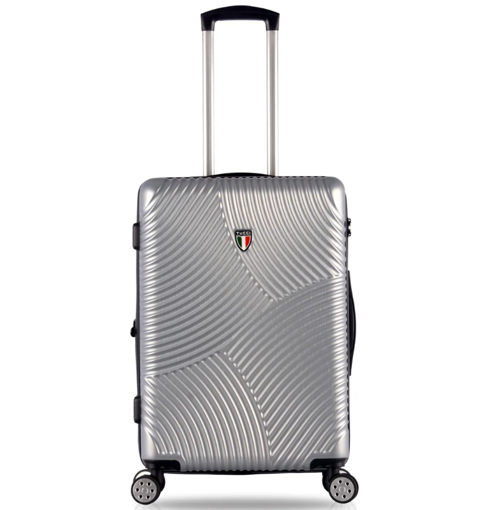 Kép Kabinos poggyász TUCCI Srotolare T-0277/3-S ABS - ezüst - 33 L