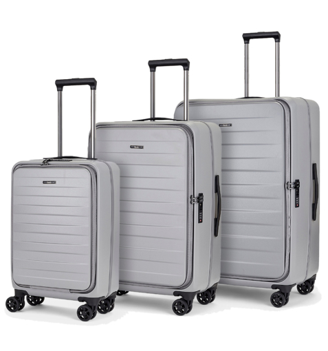 Kép Utazótáska szett ROCK Eden TR-0278/3 PET - szürke - 99 L / 59 L / 29 L