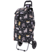 Kép HOPPA ST-57385 Cats&amp;Dogs bevásárlótáska kerekeken - Fekete 57 L