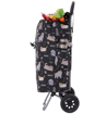 Kép HOPPA ST-57385 Cats&amp;Dogs bevásárlótáska kerekeken - Fekete 57 L