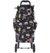 Kép HOPPA ST-57385 Cats&amp;Dogs bevásárlótáska kerekeken - Fekete 57 L