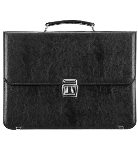 Kép Aktatáska REAbags 8002 - fekete/nikkel 17 L