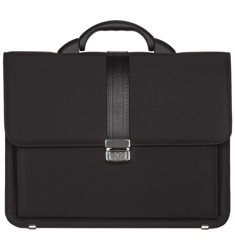 Kép Aktatáska REAbags 8003B-T - fekete/nikkel 17 L