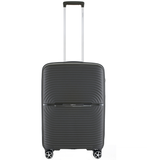 Kép Kabinos poggyász HIGHBURY Venice HBY-0179/3-S PP - sötétszürke 34 L