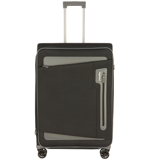 Kép Cestovní kufr HIGHBURY Kepler HBY-0172/3-L - černá/šedá - 99 L + 15% EXPANDER