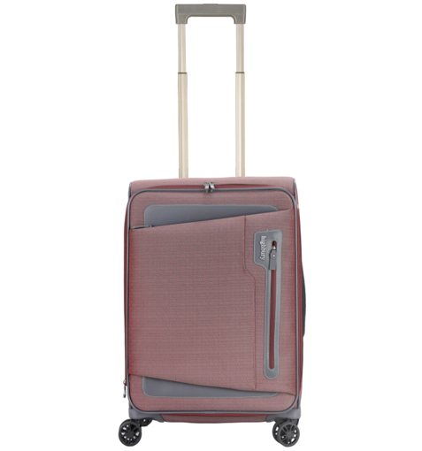 Kép Kabinové zavazadlo HIGHBURY Kepler HBY-0172/3-S - vínová/šedá - 34 L