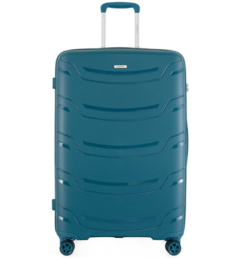 Kép Cestovní kufr HIGHBURY Carbon HBY-0178/3-L PP - petrol - 92 L
