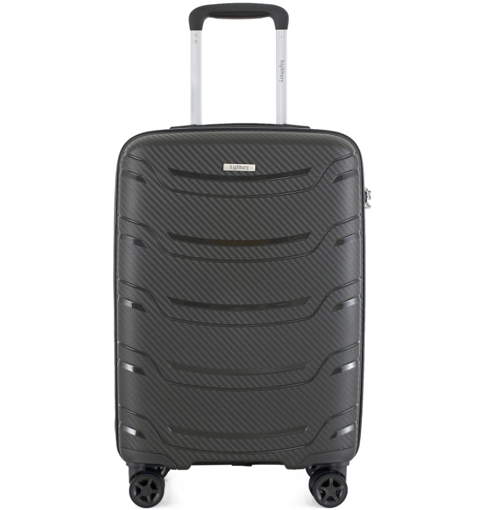 Kép Cestovní kufr HIGHBURY Carbon HBY-0178/3-M PP - tmavě šedá - 62 L