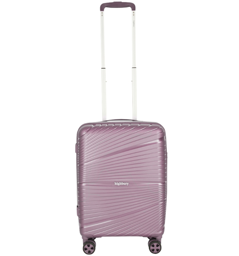 Kép Kabinové zavazadlo HIGHBURY Helios HBY-0175/3-S PP - fialová - 34 L