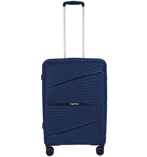Kép Cestovní kufr HIGHBURY Helios HBY-0175/3-M PP - modrá - 62 L