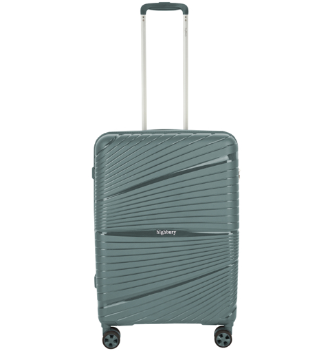 Kép Cestovní kufr HIGHBURY Helios HBY-0175/3-M PP - zelená - 62 L