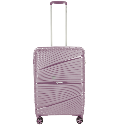 Kép Cestovní kufr HIGHBURY Helios HBY-0175/3-M PP - fialová - 62 L