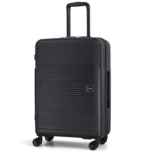 Kép Cestovní kufr ROCK Lincoln TR-0281/3-M ABS - černá - 62 L