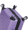 Kép Cestovní kufr TUCCI T-0128/3-L ABS - fialová - 122 L + 35% EXPANDER