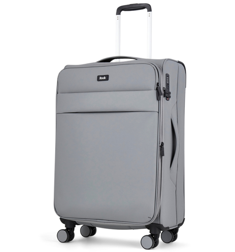 Kép Cestovní kufr ROCK Harper TR-0286/3-M - šedá - 50 L + EXPANDER