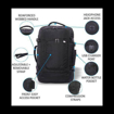 Kép Batoh AEROLITE BPMAX03 18 L - černá - 18 L