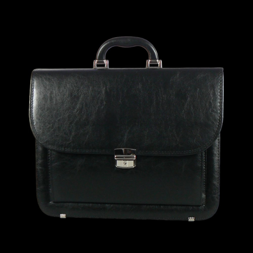 Kép Aktovka REAbags 7416-TR - černá / nikl - 15 L