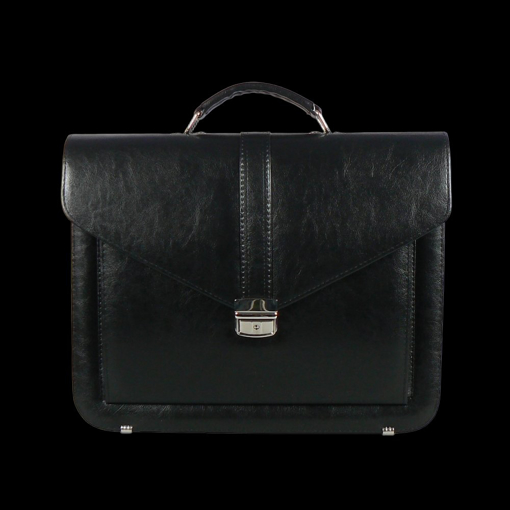 Kép Aktovka REAbags 7173 - černá / nikl - 15 L
