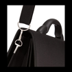 Kép Aktovka REAbags 7416-T - černá / nikl - 15 L