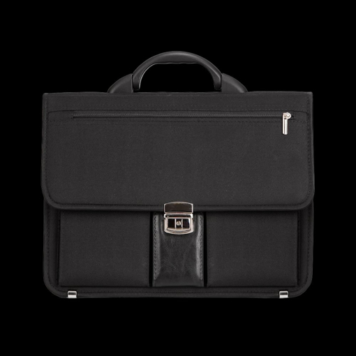 Kép Aktovka REAbags 8001/1-T - černá / nikl - 19 L